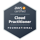 Check the Creadly badge AWS Cloud Practitioner